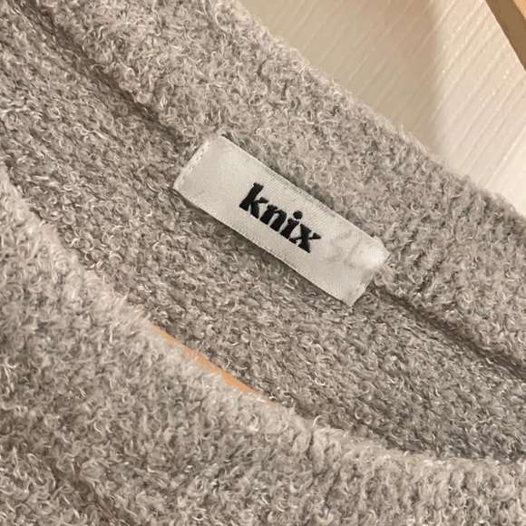 Knix Cozzzy Soft Crew Grey Sweater - Picture 6 of 13